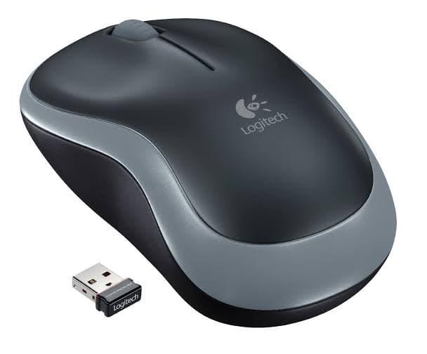 Chuột không dây Logitech M185 Wireless Black/Gray/Red