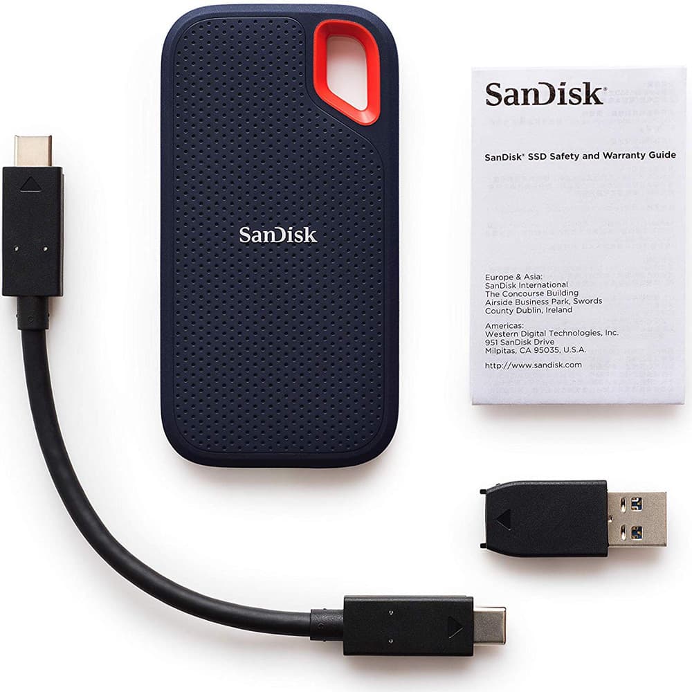 Ổ cứng gắn ngoài SSD 1TB Sandisk Extreme Portable SDSSDE61-1T00-G25