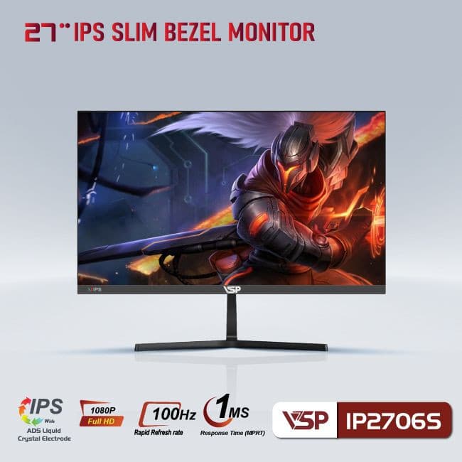 MÀN HÌNH VSP IP2706S (27 INCH/FHD/IPS/100HZ/1MS)