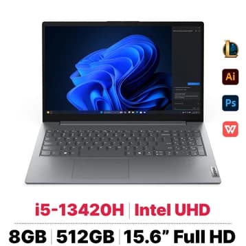 Laptop Lenovo V15 G5 IRL (i5 13420H/ 8GB/ 512GB SSD/ 15.6 inch FHD/ Win11/ Grey/ 2Y)